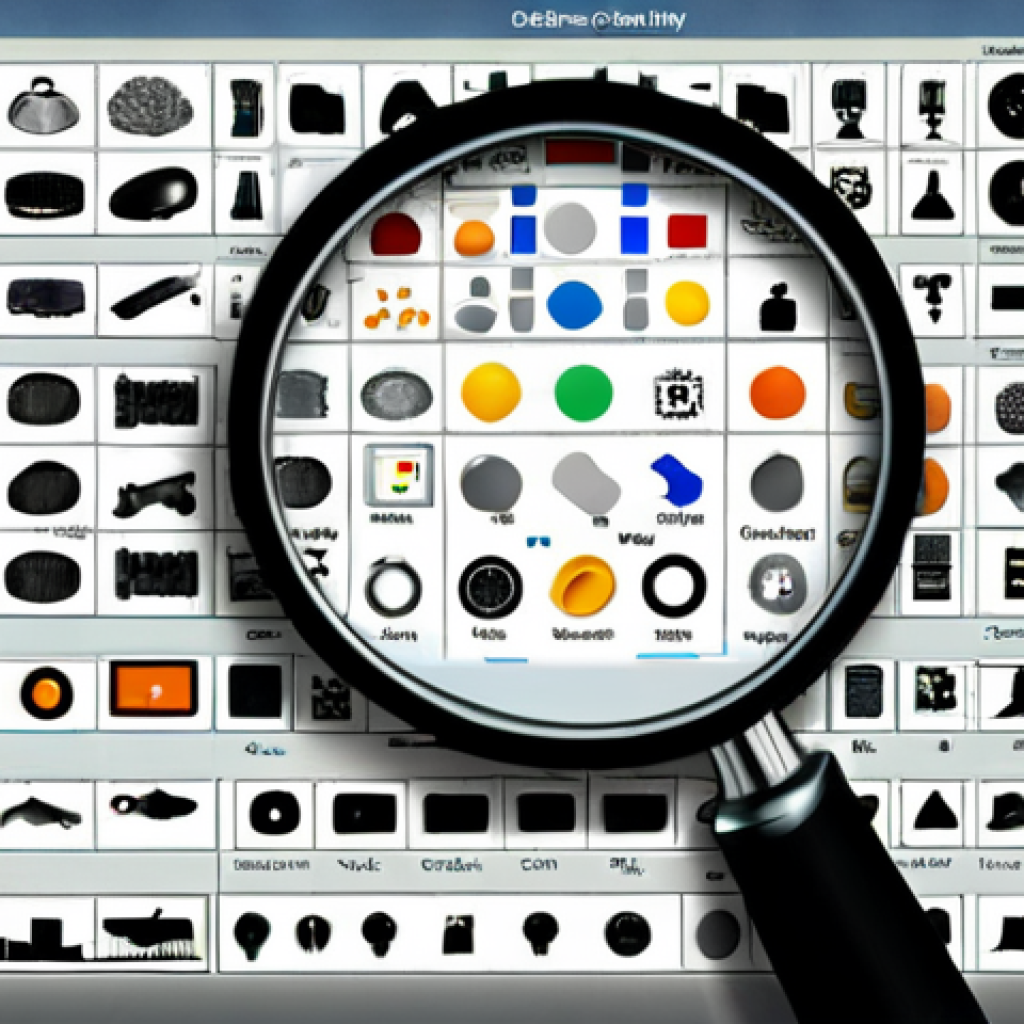 **Data Quality Tool Selection:** A cluttered screen showing various data quality tool icons and interfaces, with a magnifying glass highlighting the need to "Identify your unique needs" in a user-friendly manner.